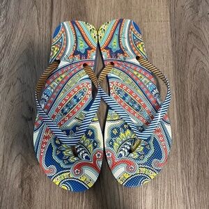 Vera Bradley Flip Flops Womens 9/10
